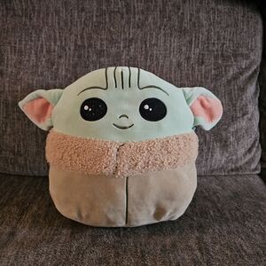 Cute Plush Toy with Green and Tan Colors